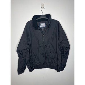 5.11 Tactical Jacket Mens XL Black Full Zip Fleece Concealed Shooting Pockets
